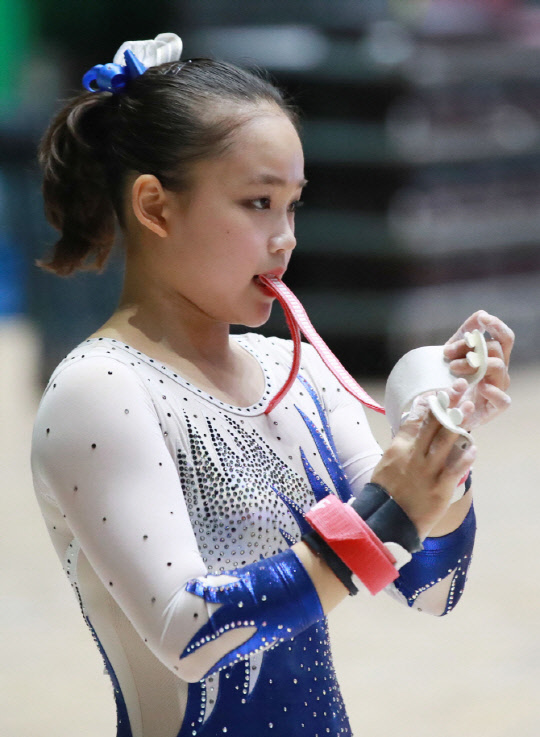 한국 여자 기계체조 간판 여서정.    연합뉴스